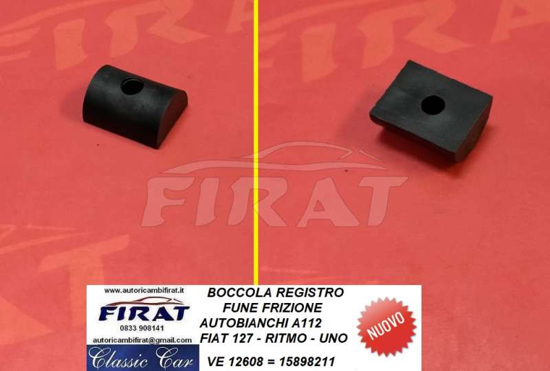 BOCCOLA REGISTRO FUNE FRIZIONE FIAT 127 RITMO UNO A112 (12608)